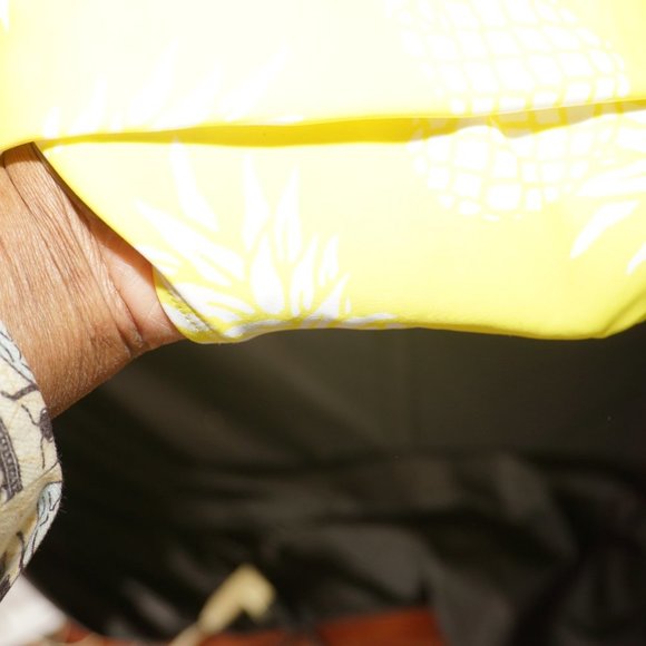 TORRID Graphic Pineapple Wireless Mid Lace Trimmed Skirted Swim Dress NWT 3X - Picture 13 of 15